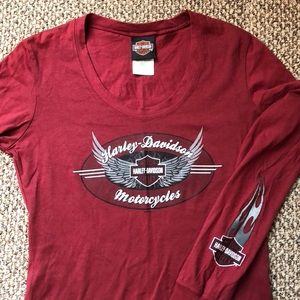 Long sleeve Harley Davidson tee